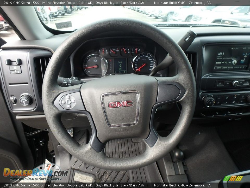 2019 GMC Sierra 1500 Limited Elevation Double Cab 4WD Onyx Black / Jet Black/Dark Ash Photo #18