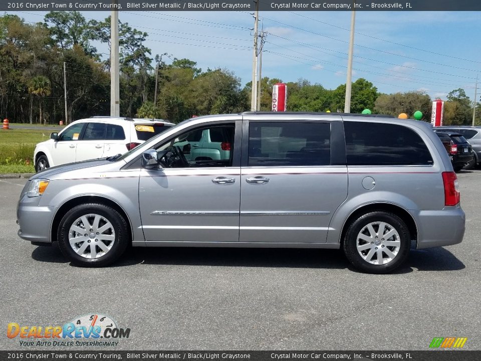 2016 Chrysler Town & Country Touring Billet Silver Metallic / Black/Light Graystone Photo #2