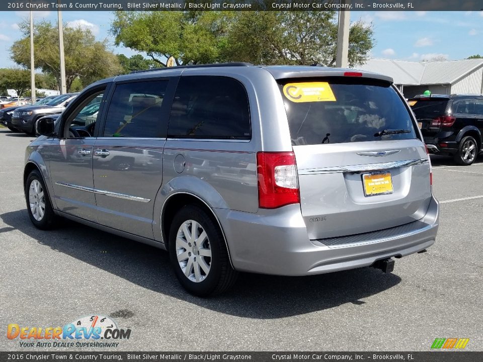 2016 Chrysler Town & Country Touring Billet Silver Metallic / Black/Light Graystone Photo #3