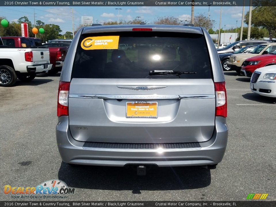 2016 Chrysler Town & Country Touring Billet Silver Metallic / Black/Light Graystone Photo #4