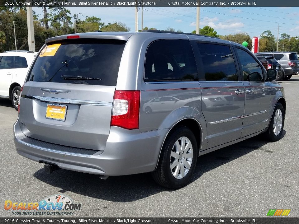 2016 Chrysler Town & Country Touring Billet Silver Metallic / Black/Light Graystone Photo #5