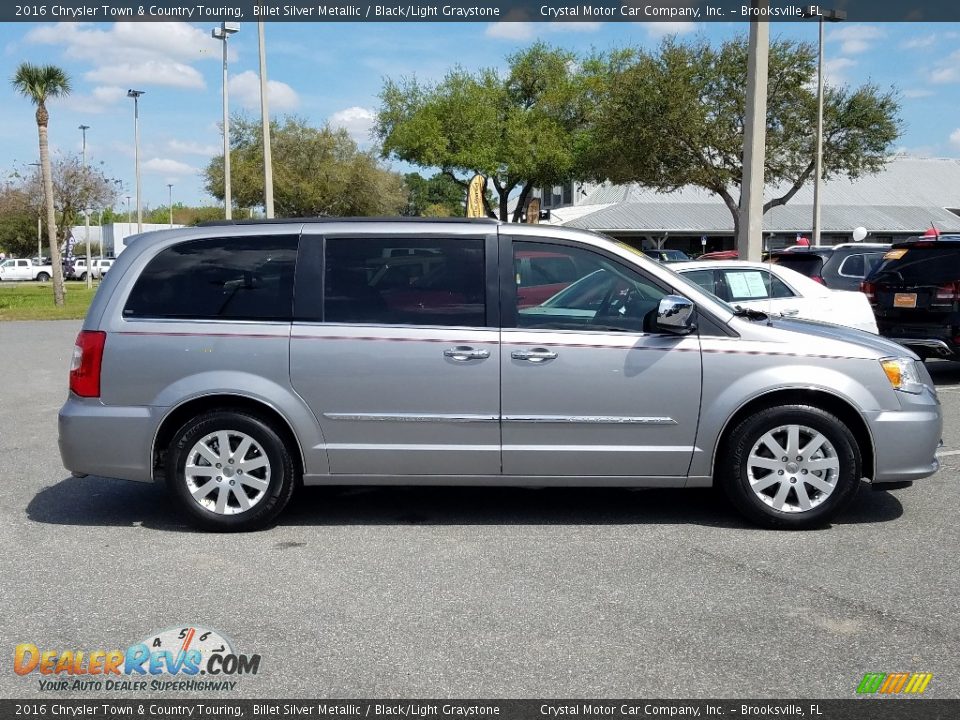 2016 Chrysler Town & Country Touring Billet Silver Metallic / Black/Light Graystone Photo #6