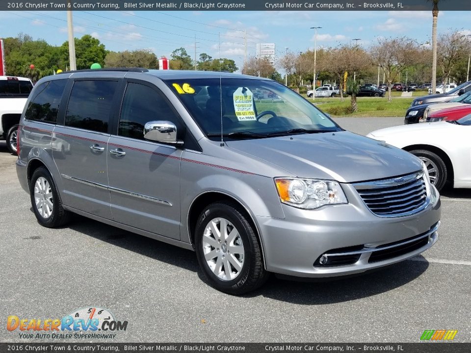 2016 Chrysler Town & Country Touring Billet Silver Metallic / Black/Light Graystone Photo #7