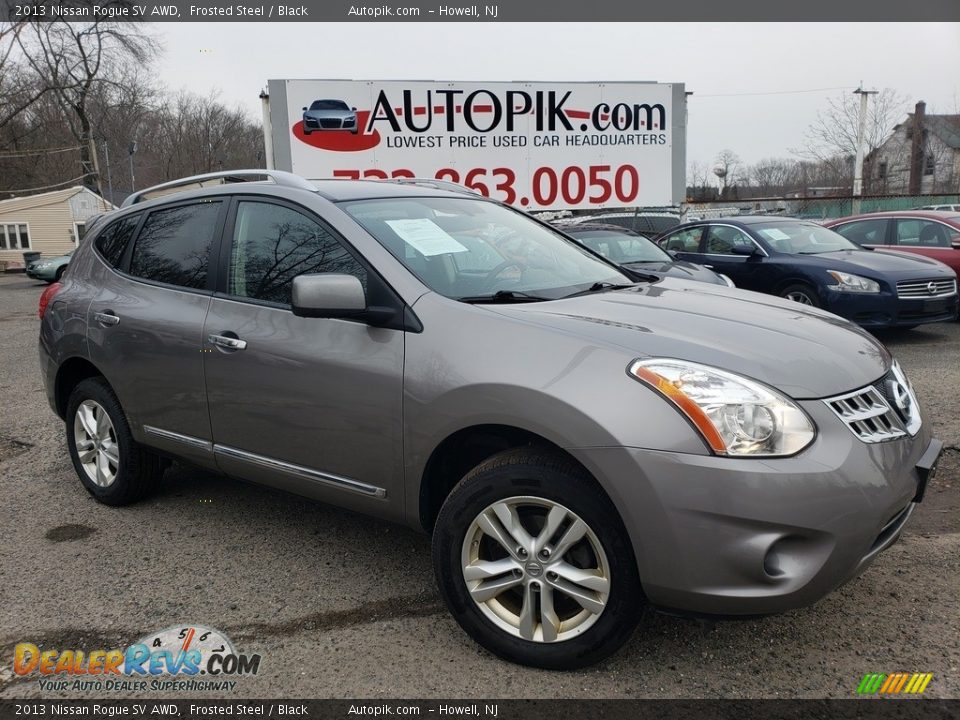 2013 Nissan Rogue SV AWD Frosted Steel / Black Photo #1