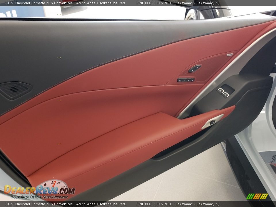 2019 Chevrolet Corvette Z06 Convertible Arctic White / Adrenaline Red Photo #6