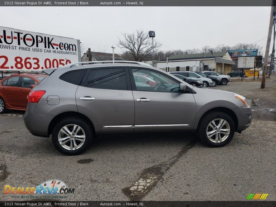 2013 Nissan Rogue SV AWD Frosted Steel / Black Photo #3