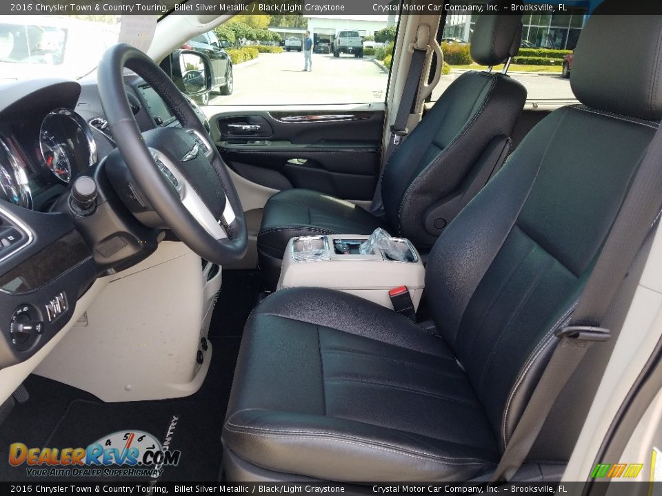 2016 Chrysler Town & Country Touring Billet Silver Metallic / Black/Light Graystone Photo #9