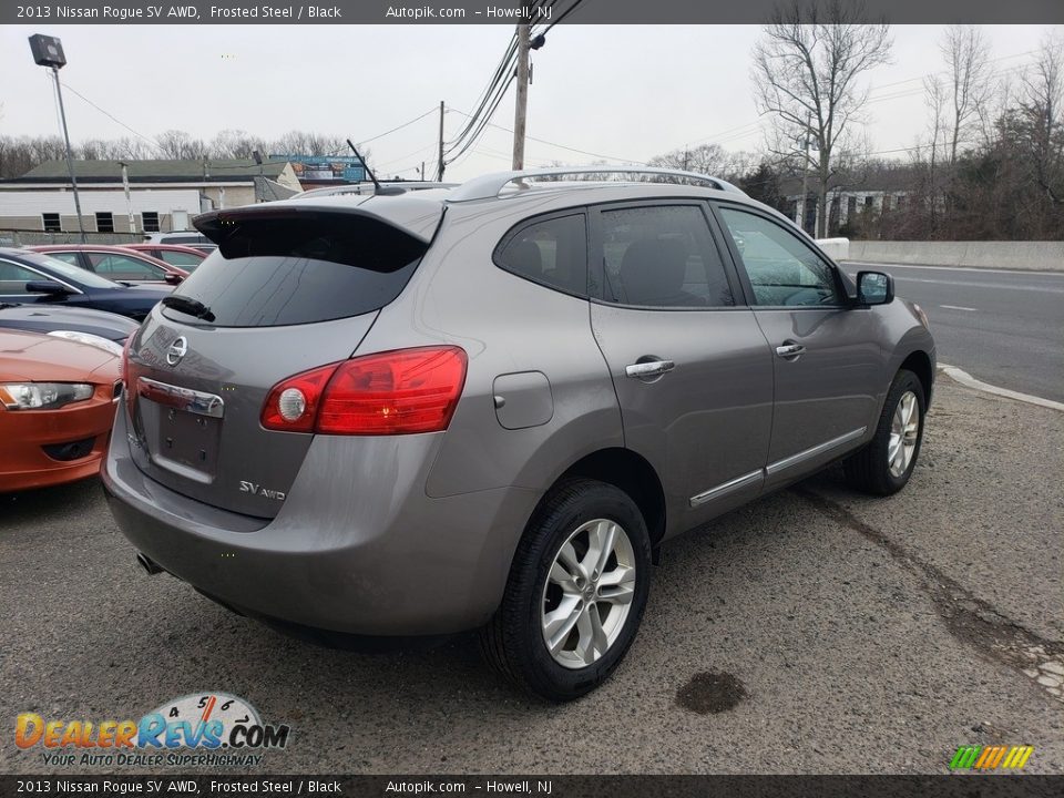 2013 Nissan Rogue SV AWD Frosted Steel / Black Photo #4