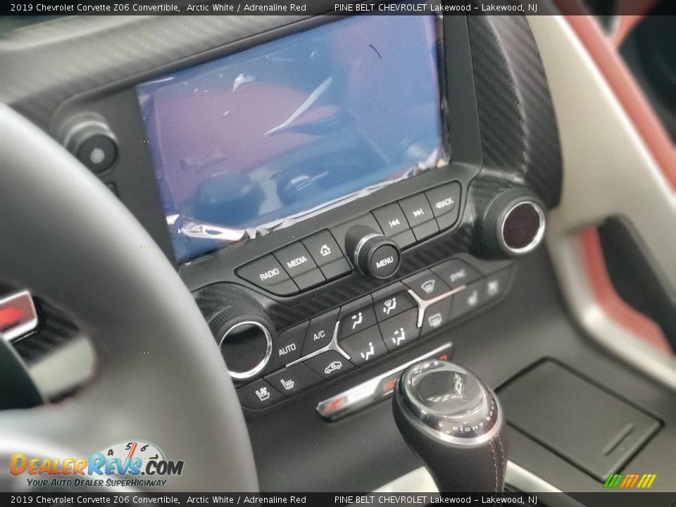2019 Chevrolet Corvette Z06 Convertible Arctic White / Adrenaline Red Photo #9