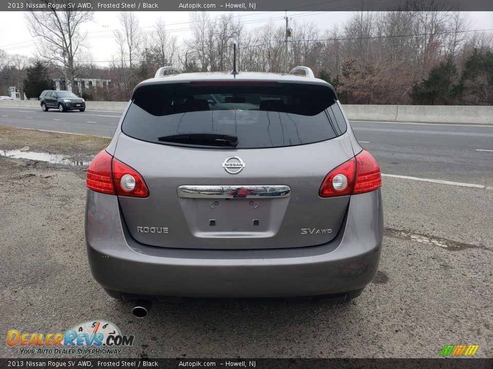 2013 Nissan Rogue SV AWD Frosted Steel / Black Photo #5