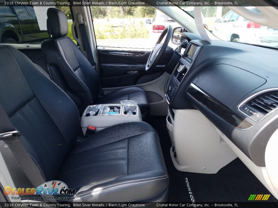 2016 Chrysler Town & Country Touring Billet Silver Metallic / Black/Light Graystone Photo #12