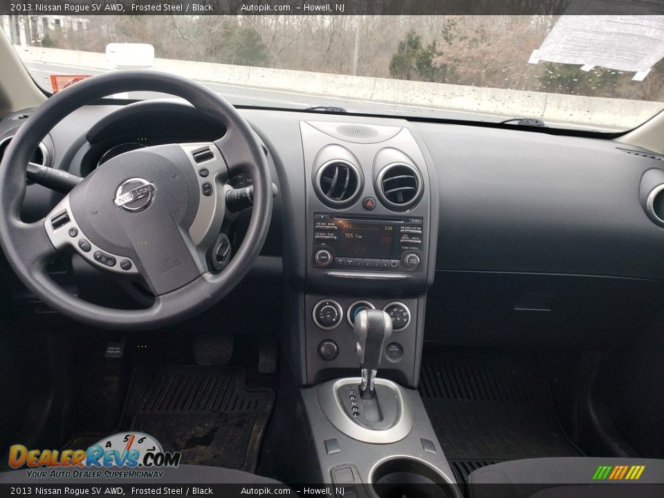 2013 Nissan Rogue SV AWD Frosted Steel / Black Photo #11