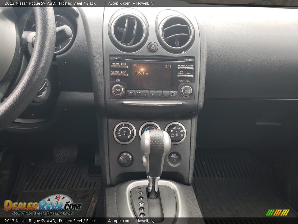2013 Nissan Rogue SV AWD Frosted Steel / Black Photo #12