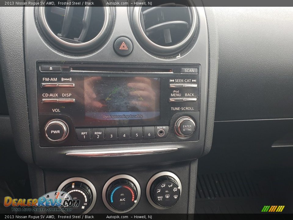 2013 Nissan Rogue SV AWD Frosted Steel / Black Photo #14
