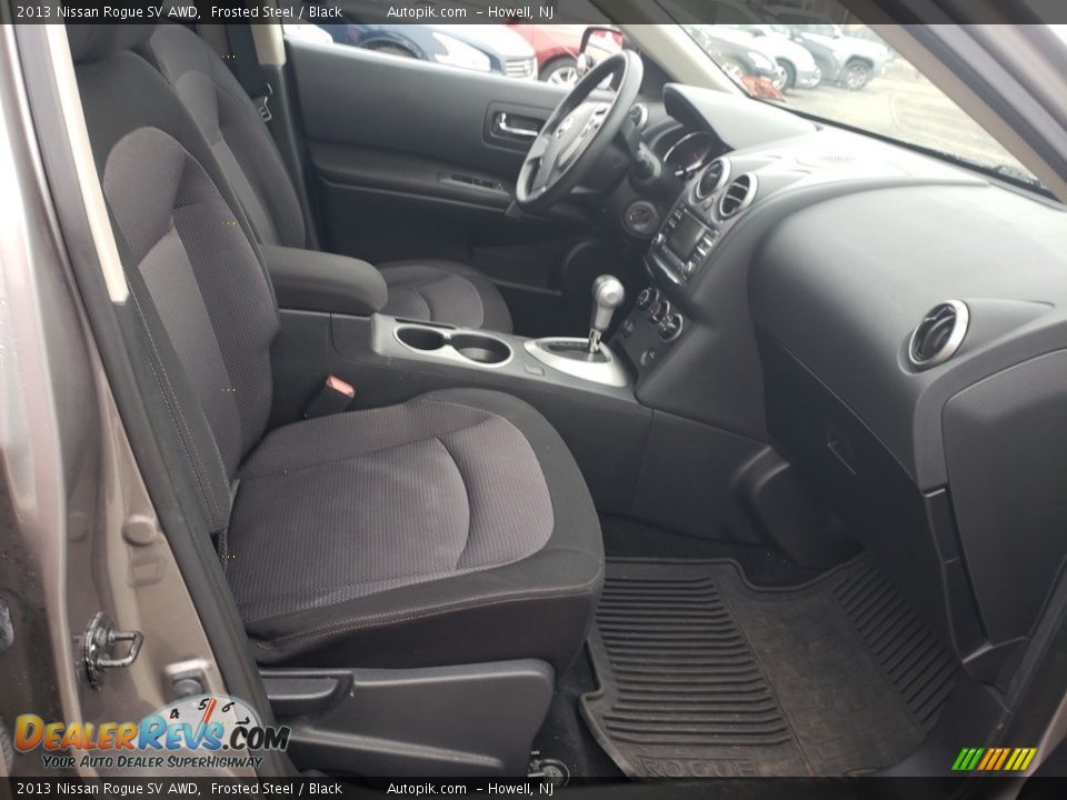 2013 Nissan Rogue SV AWD Frosted Steel / Black Photo #16