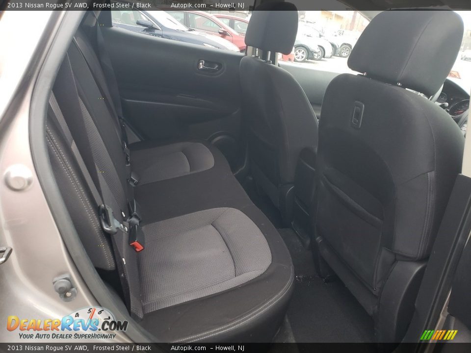 2013 Nissan Rogue SV AWD Frosted Steel / Black Photo #17