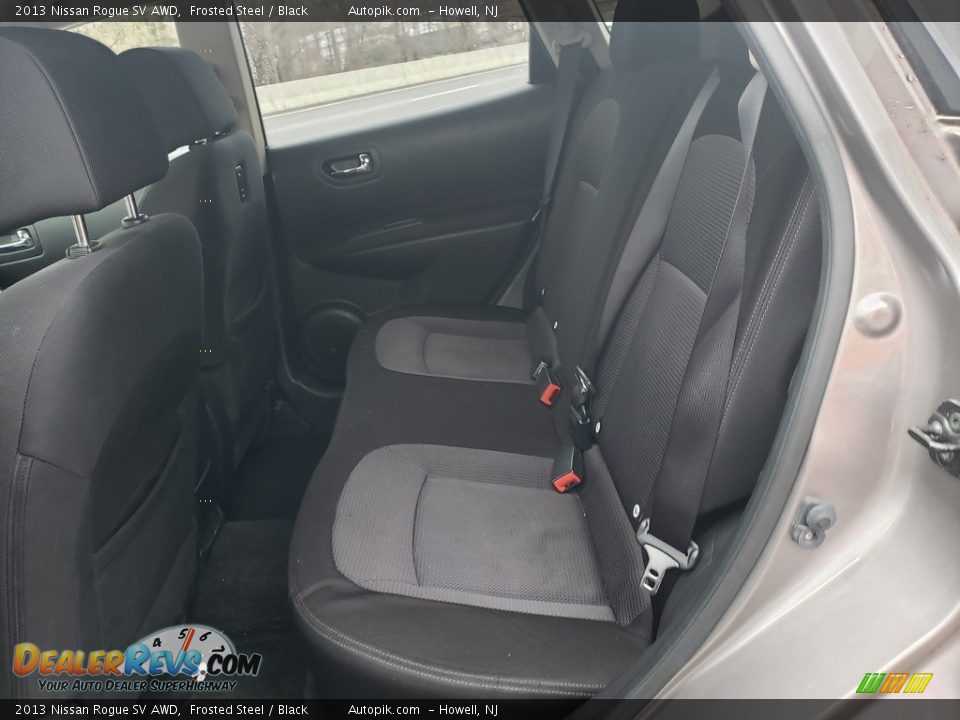 2013 Nissan Rogue SV AWD Frosted Steel / Black Photo #18
