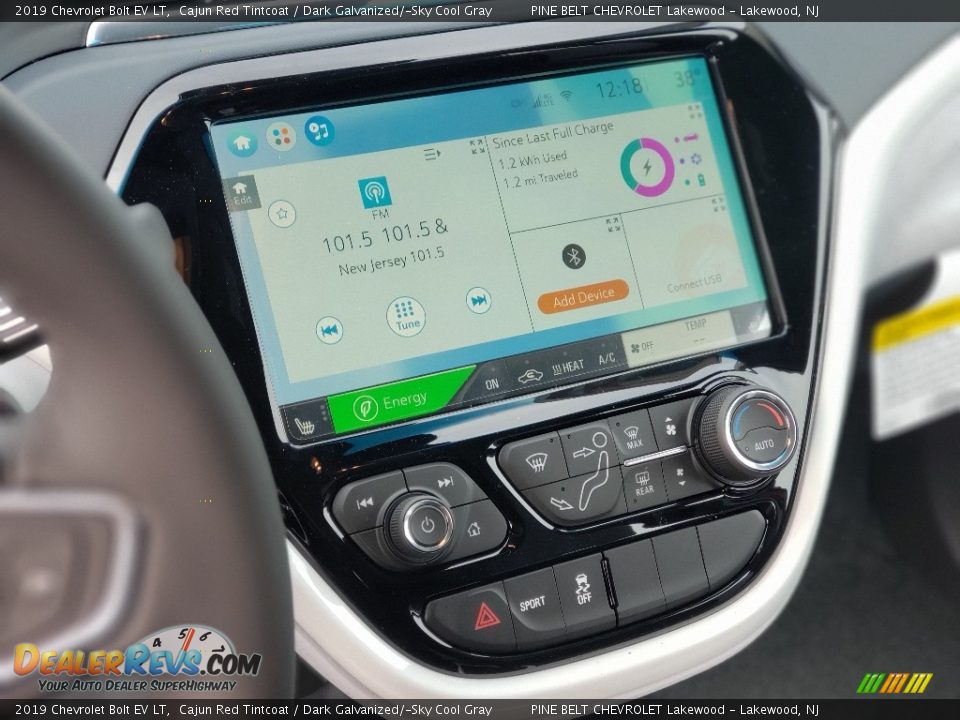 Controls of 2019 Chevrolet Bolt EV LT Photo #10