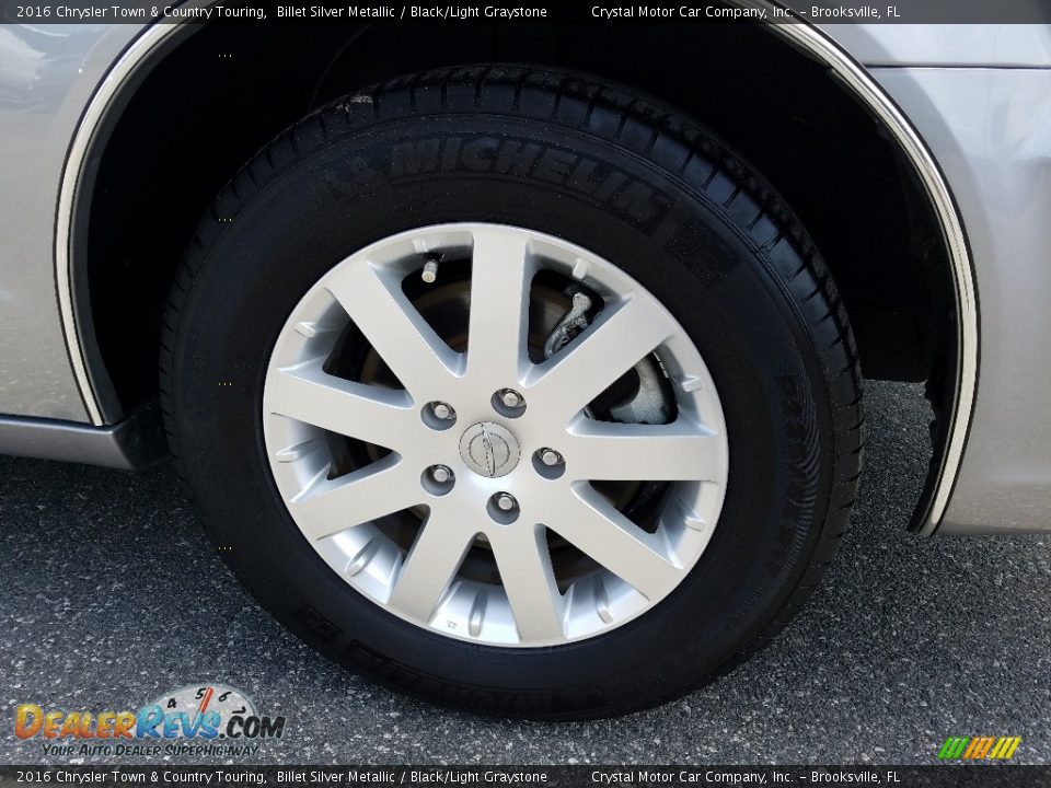 2016 Chrysler Town & Country Touring Billet Silver Metallic / Black/Light Graystone Photo #20