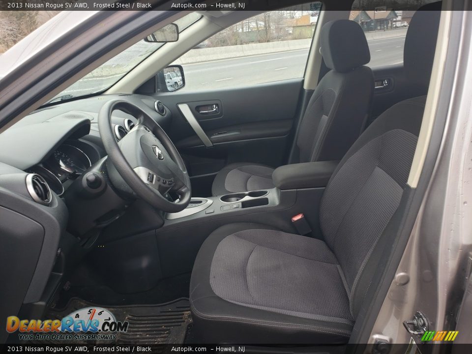 2013 Nissan Rogue SV AWD Frosted Steel / Black Photo #19