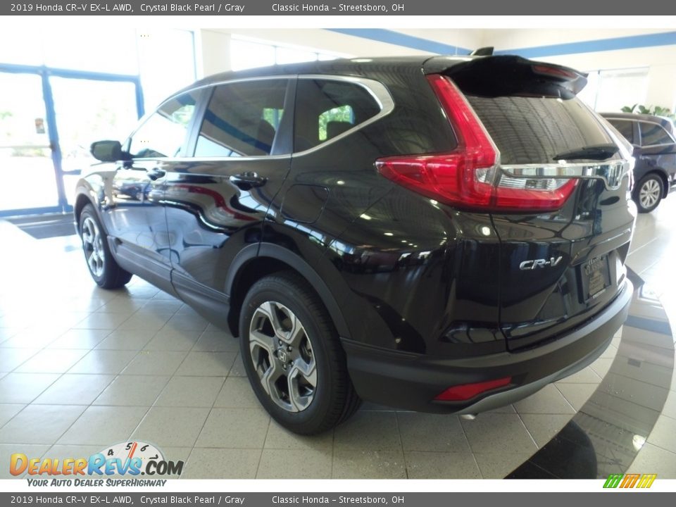 2019 Honda CR-V EX-L AWD Crystal Black Pearl / Gray Photo #2