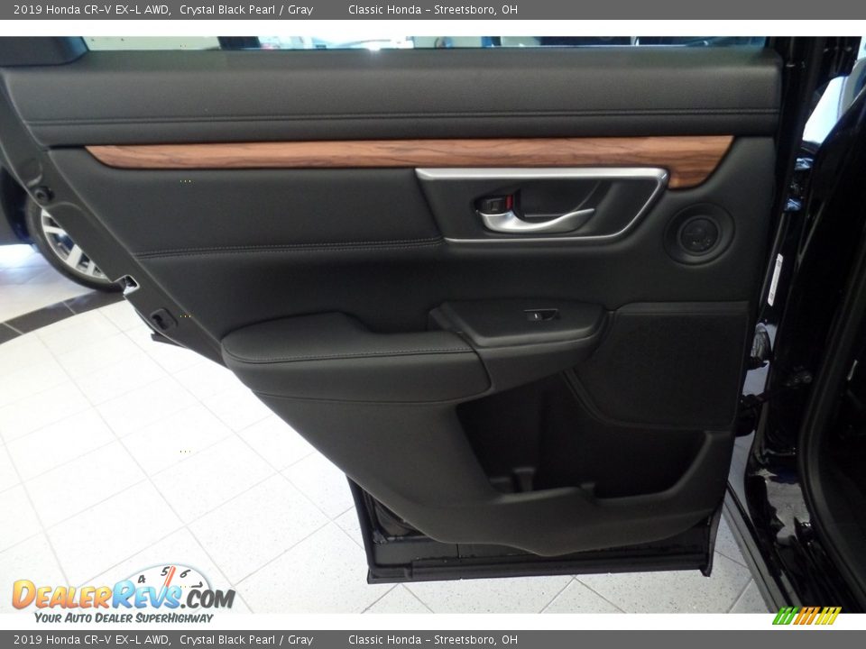2019 Honda CR-V EX-L AWD Crystal Black Pearl / Gray Photo #8