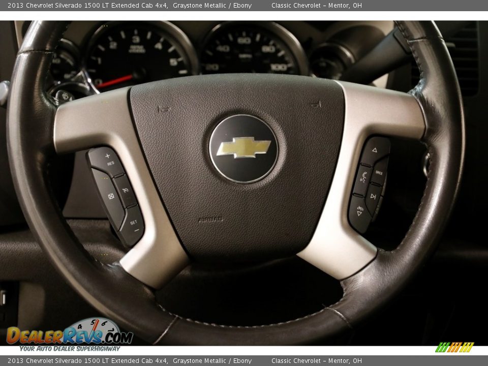2013 Chevrolet Silverado 1500 LT Extended Cab 4x4 Graystone Metallic / Ebony Photo #7