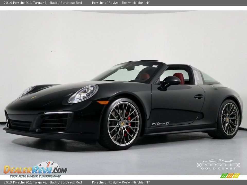 2019 Porsche 911 Targa 4S Black / Bordeaux Red Photo #3