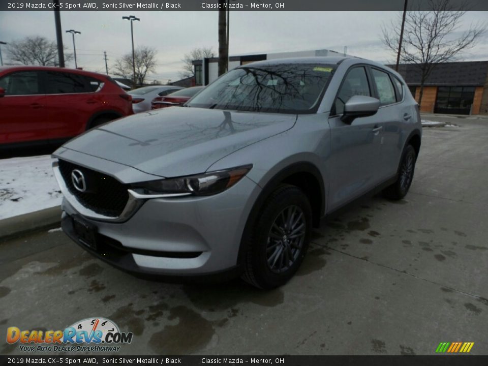 2019 Mazda CX-5 Sport AWD Sonic Silver Metallic / Black Photo #1
