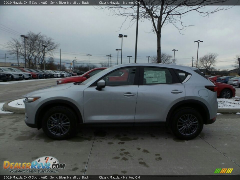 2019 Mazda CX-5 Sport AWD Sonic Silver Metallic / Black Photo #2