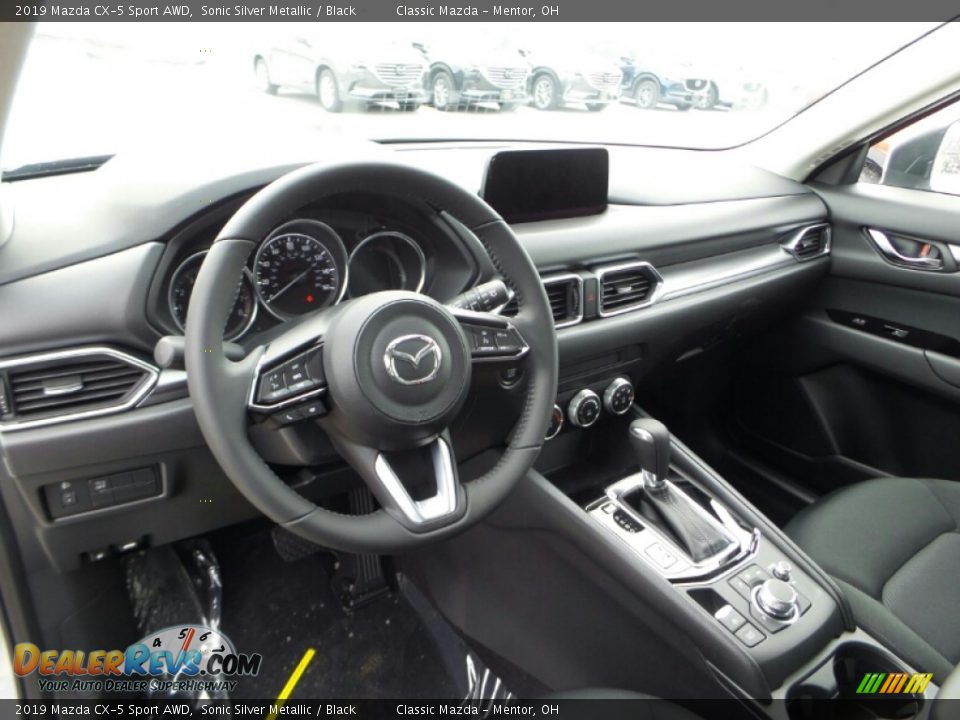 2019 Mazda CX-5 Sport AWD Sonic Silver Metallic / Black Photo #3