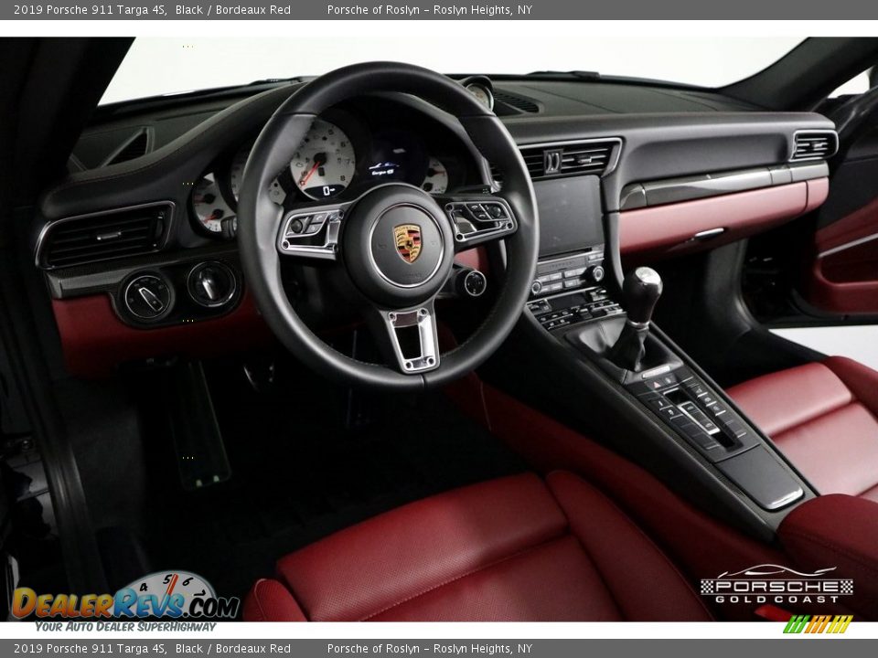 2019 Porsche 911 Targa 4S Black / Bordeaux Red Photo #12