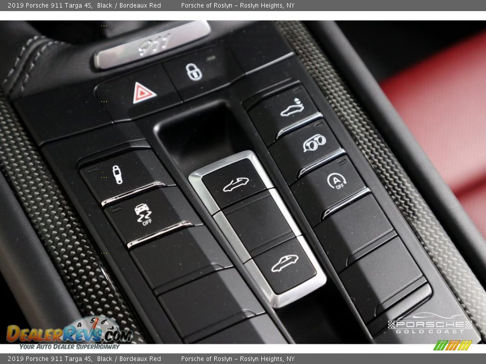 2019 Porsche 911 Targa 4S Black / Bordeaux Red Photo #17
