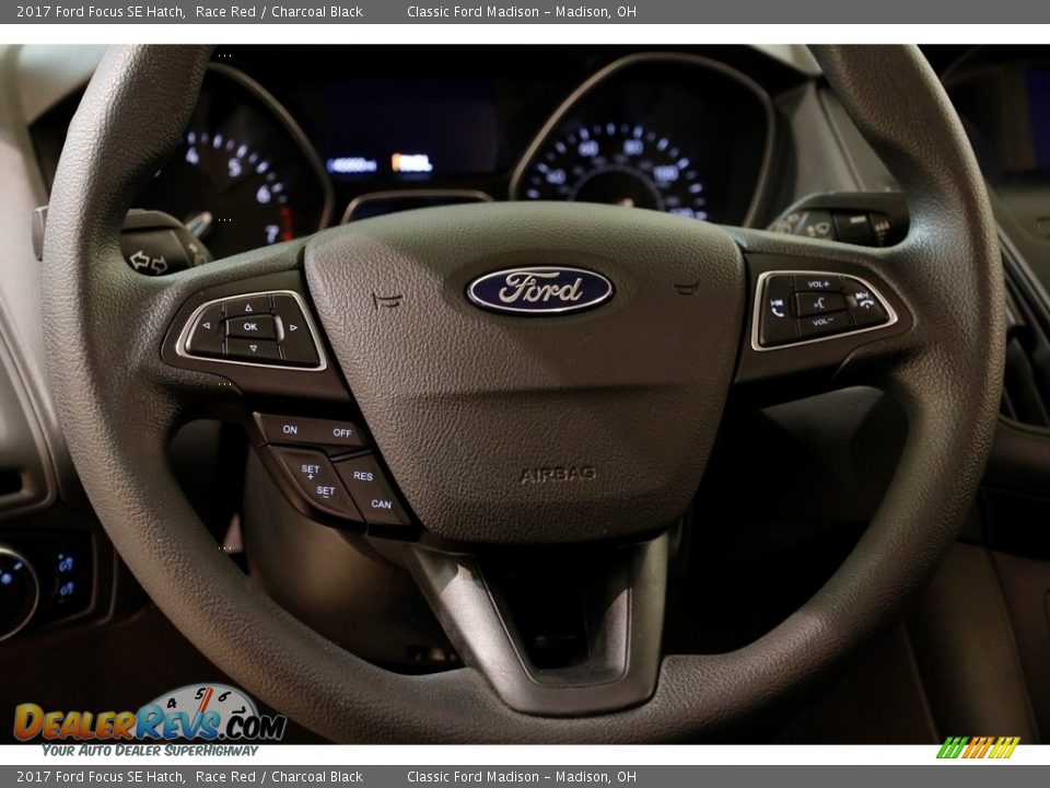 2017 Ford Focus SE Hatch Race Red / Charcoal Black Photo #7