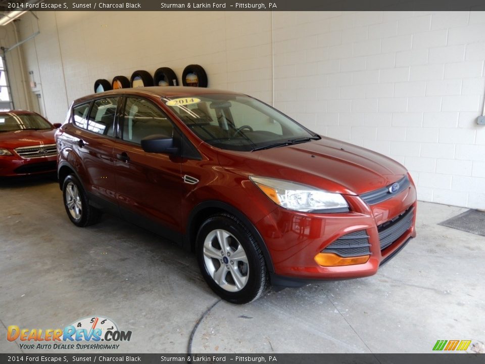 2014 Ford Escape S Sunset / Charcoal Black Photo #1
