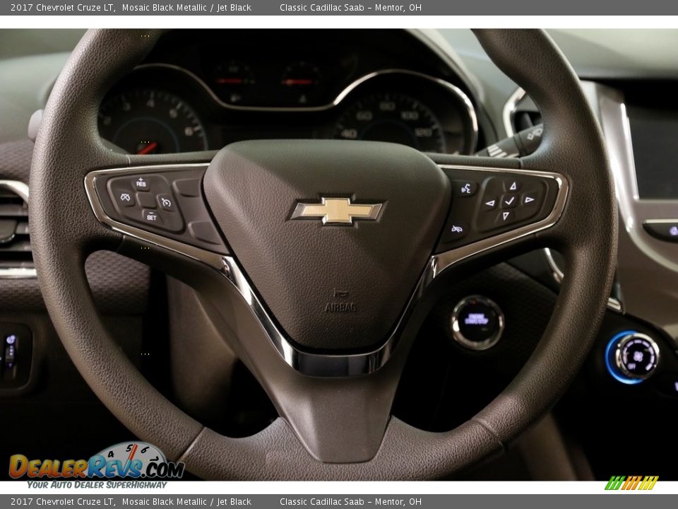 2017 Chevrolet Cruze LT Mosaic Black Metallic / Jet Black Photo #7