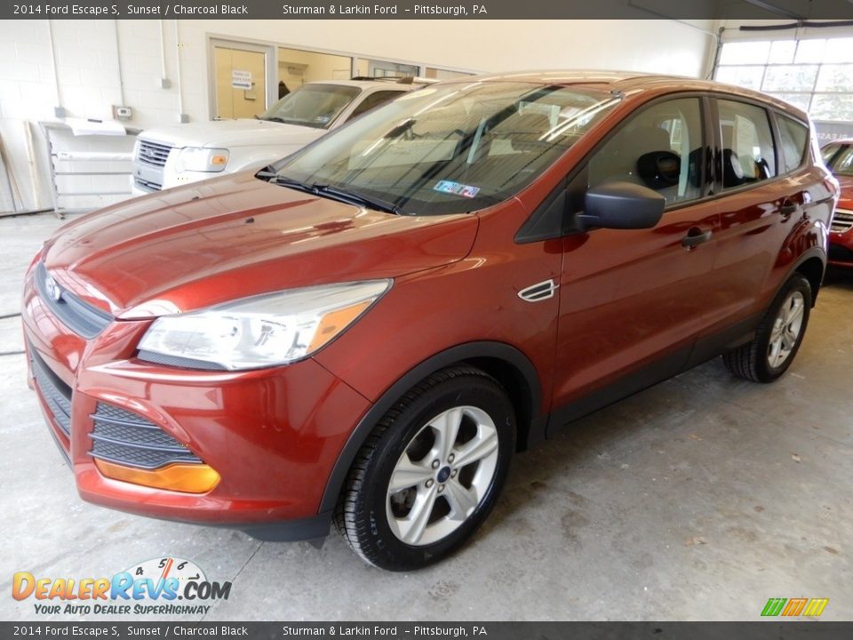 2014 Ford Escape S Sunset / Charcoal Black Photo #9