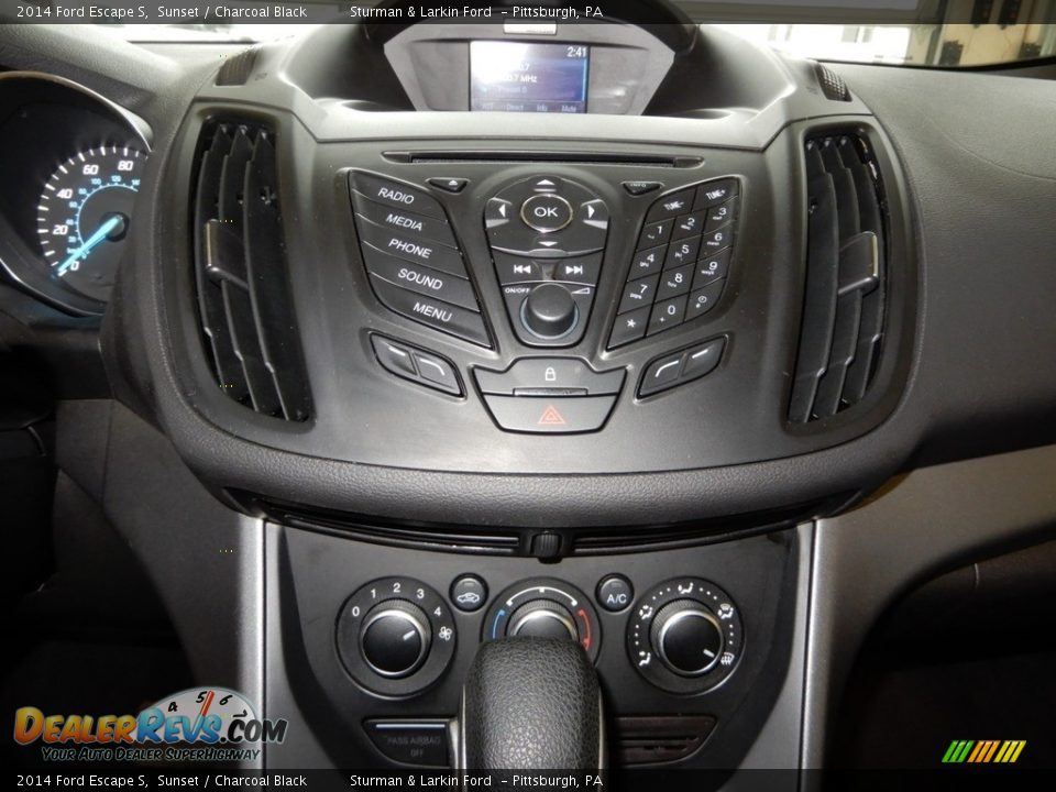 2014 Ford Escape S Sunset / Charcoal Black Photo #24