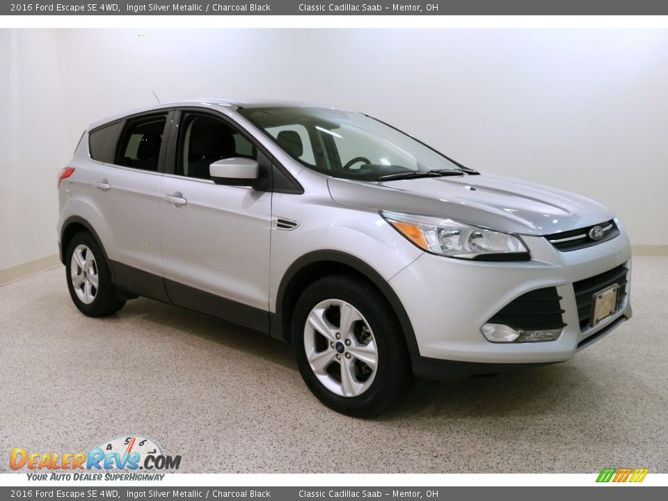 2016 Ford Escape SE 4WD Ingot Silver Metallic / Charcoal Black Photo #1