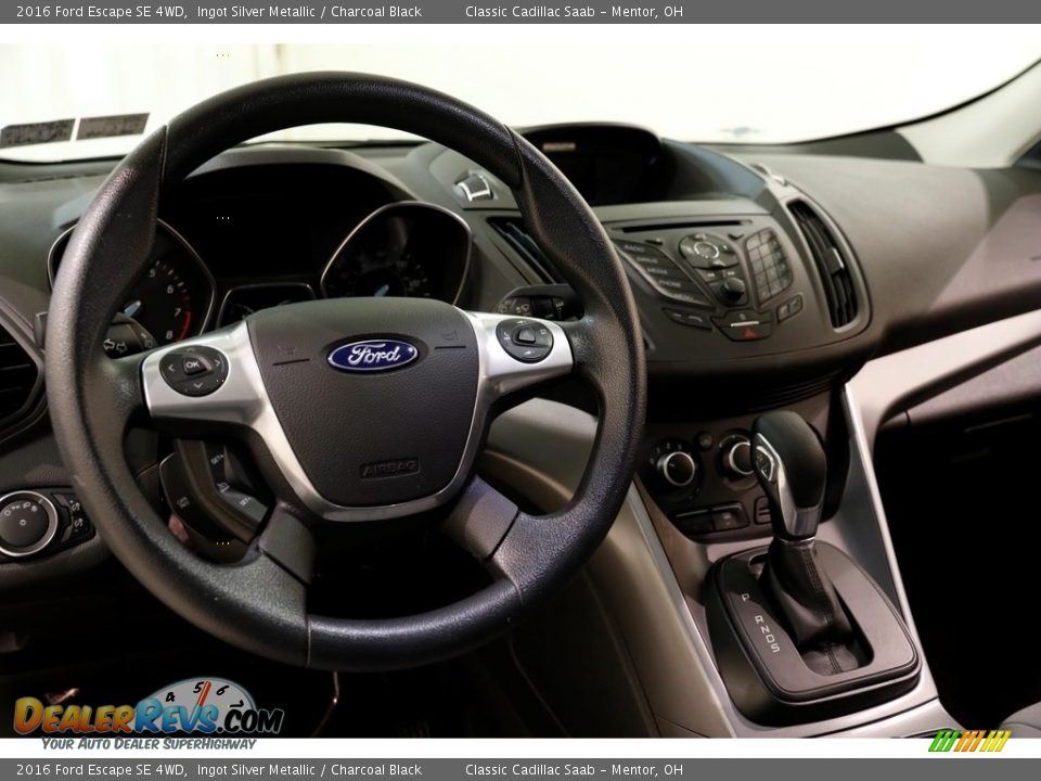 2016 Ford Escape SE 4WD Ingot Silver Metallic / Charcoal Black Photo #9