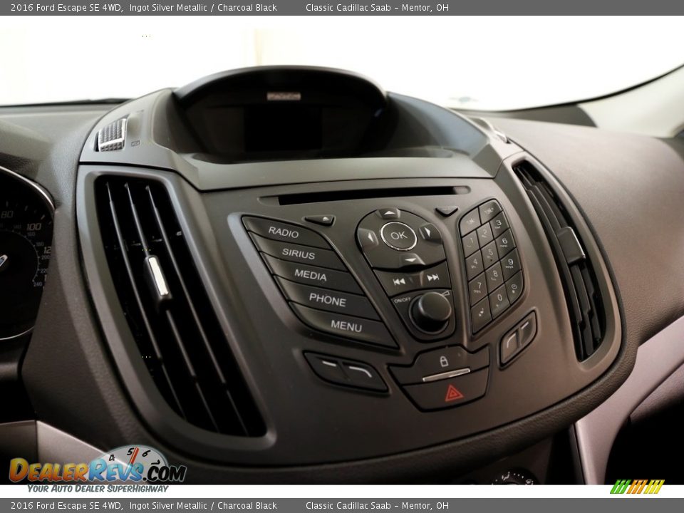 2016 Ford Escape SE 4WD Ingot Silver Metallic / Charcoal Black Photo #10