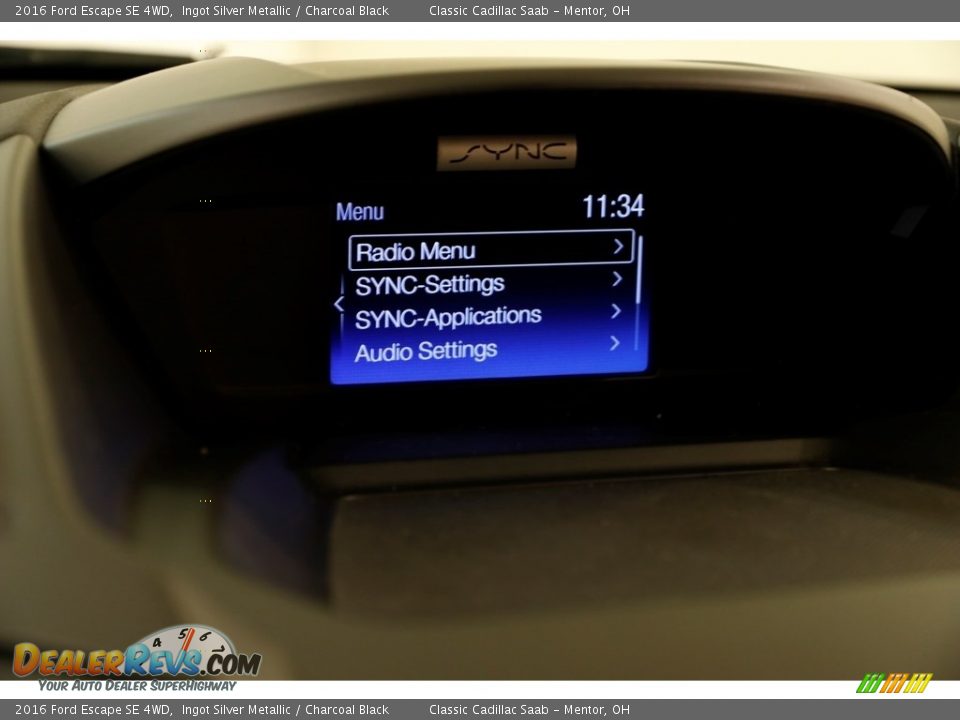 2016 Ford Escape SE 4WD Ingot Silver Metallic / Charcoal Black Photo #13