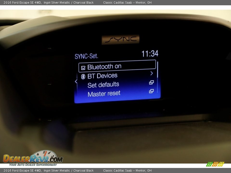 2016 Ford Escape SE 4WD Ingot Silver Metallic / Charcoal Black Photo #15