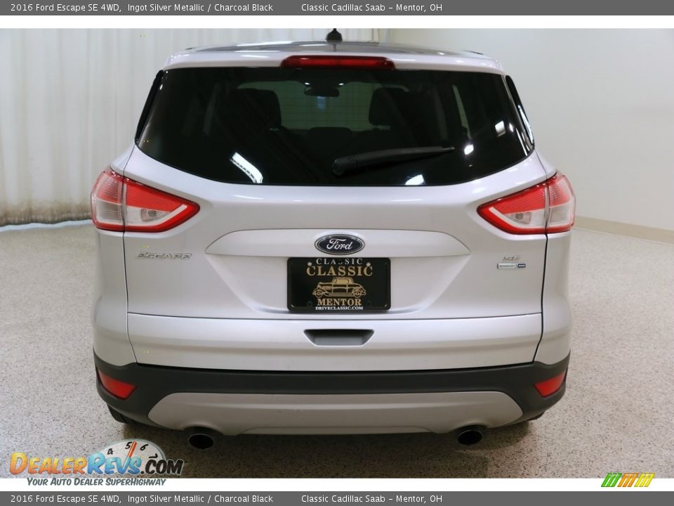 2016 Ford Escape SE 4WD Ingot Silver Metallic / Charcoal Black Photo #21