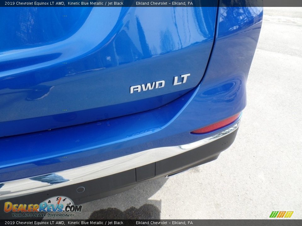 2019 Chevrolet Equinox LT AWD Kinetic Blue Metallic / Jet Black Photo #11