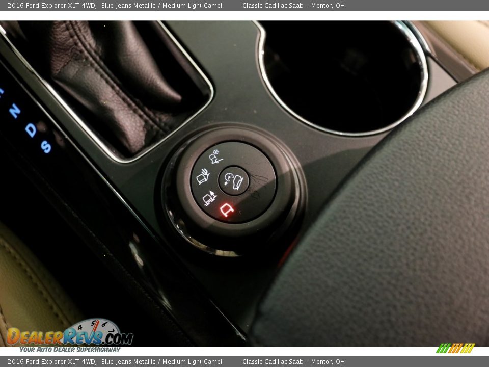 2016 Ford Explorer XLT 4WD Blue Jeans Metallic / Medium Light Camel Photo #16