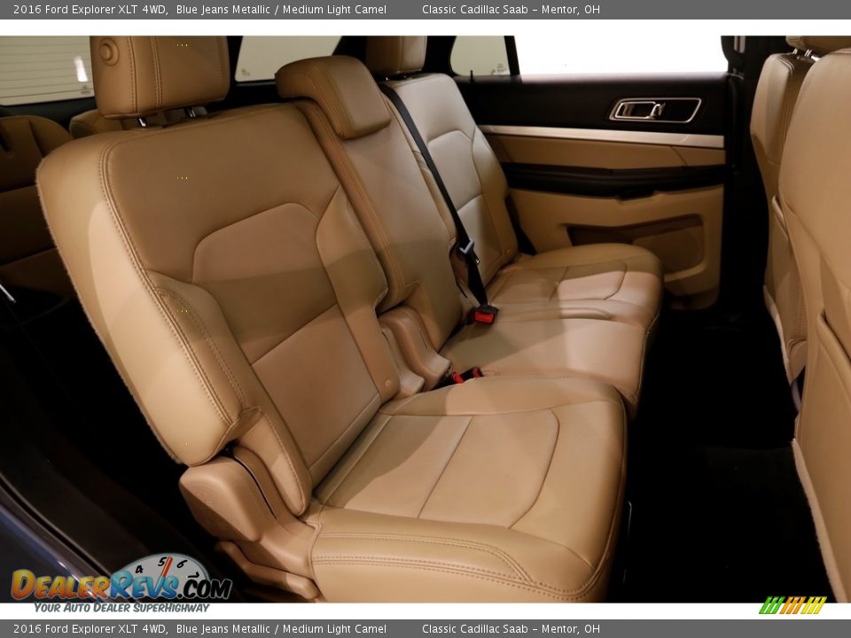 2016 Ford Explorer XLT 4WD Blue Jeans Metallic / Medium Light Camel Photo #19