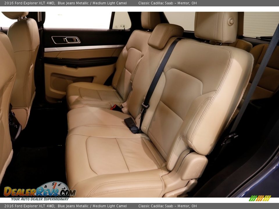 2016 Ford Explorer XLT 4WD Blue Jeans Metallic / Medium Light Camel Photo #20
