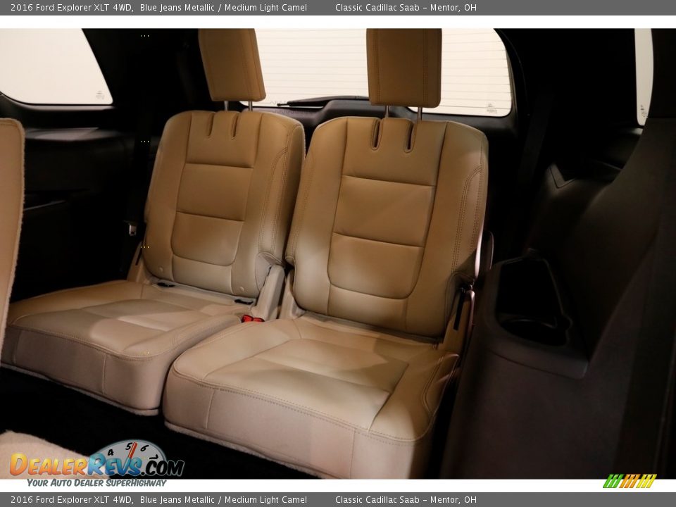 2016 Ford Explorer XLT 4WD Blue Jeans Metallic / Medium Light Camel Photo #21