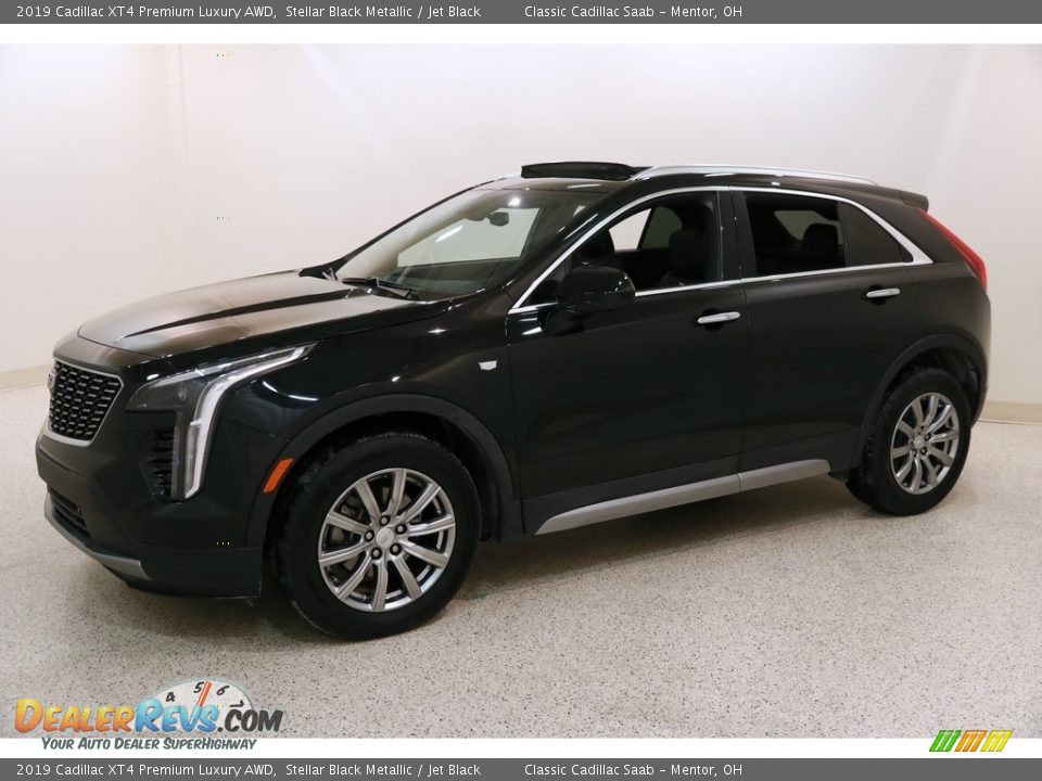 Stellar Black Metallic 2019 Cadillac XT4 Premium Luxury AWD Photo #3